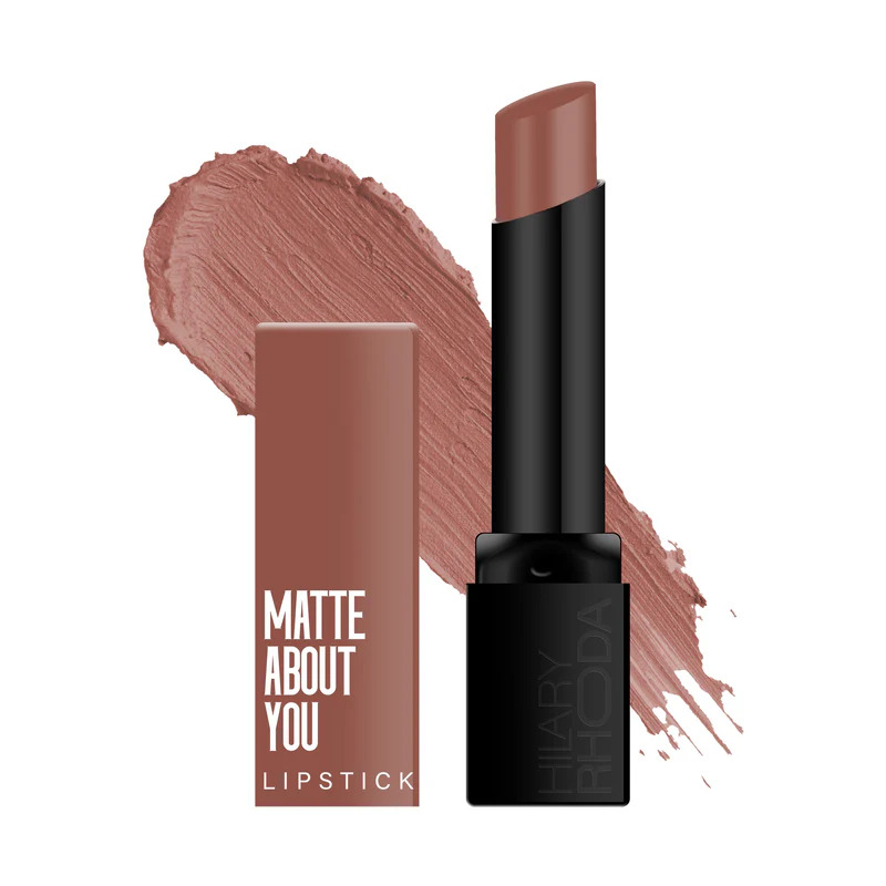 Hilary Rhoda Matte About You Lipstick Coffee Date 03