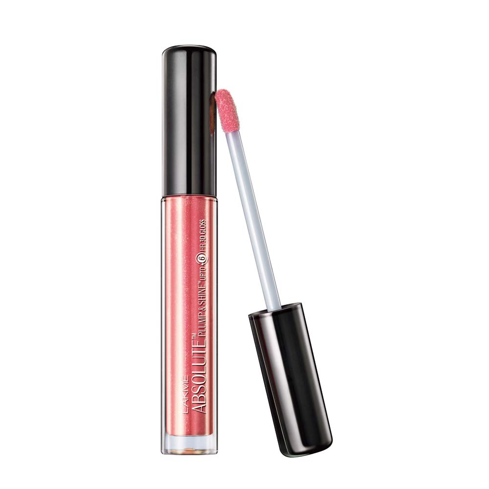 Lakme Absolute Plump and Shine Lip Gloss Rose Shine 3 ml