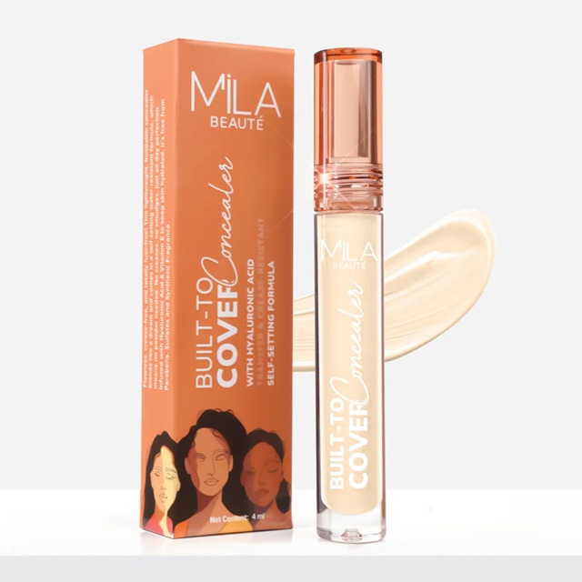 Mila Beaute Built to Cover Concealer - Light Ivory