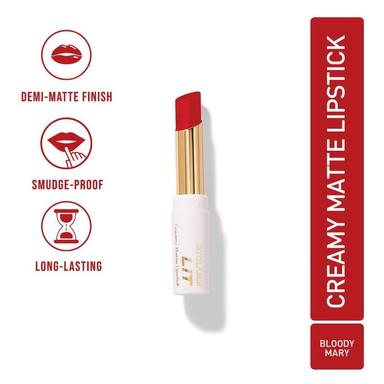 MyGlamm LIT Creamy Matte Lipstick - Bloody Mary