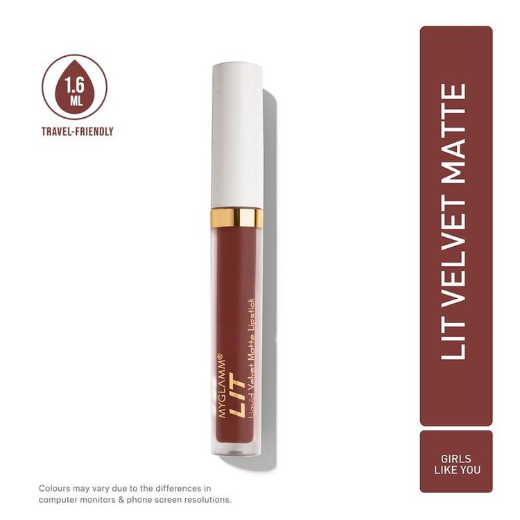 MyGlamm LIT Velvet Matte Liquid Lipstick - Girls Like You