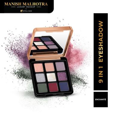 MyGlamm Manish Malhotra 9 in 1 Eyeshadow Palette - Enchante