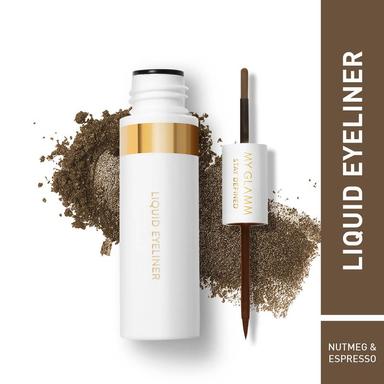MyGlamm Stay Defined Liquid Eyeliner Brow Powder - Nutmeg & Espresso