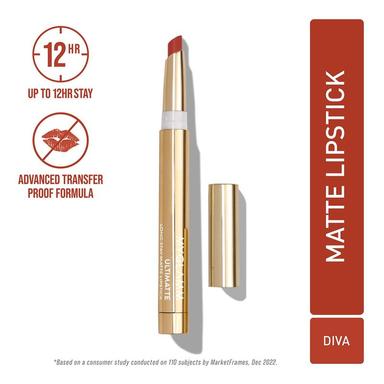 MyGlamm Ultimatte Long Stay Matte Lipstick - Diva