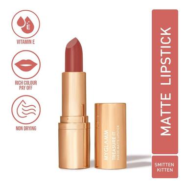 Myglamm Treasure IT Suede Matte Lipstick Valentine Range - Smitten