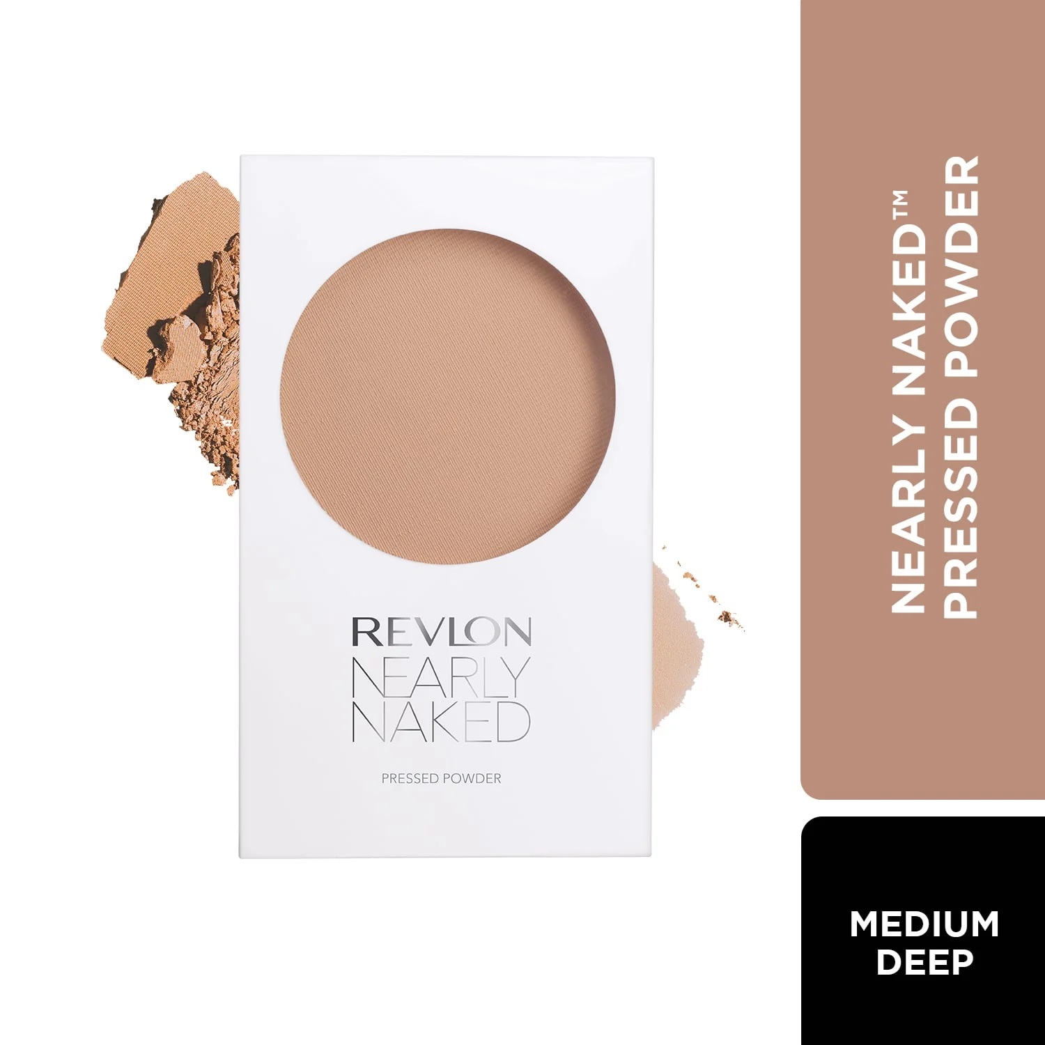 Revlon Nearly Naked Pressed Powder - Medium Deep