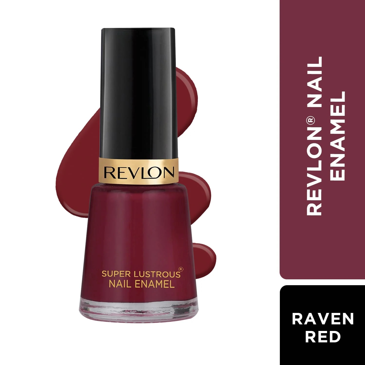 Revlon Super Lustrous Nail Enamel -  Raven Red