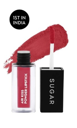 Sugarcosmetics Air Kiss Powder Lipstick - 04 Cherry Fluff