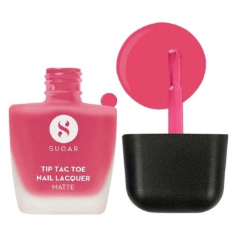 Sugarcosmetics Tip Tac Toe Nail Lacquer Matte - 36 Magenta Maze