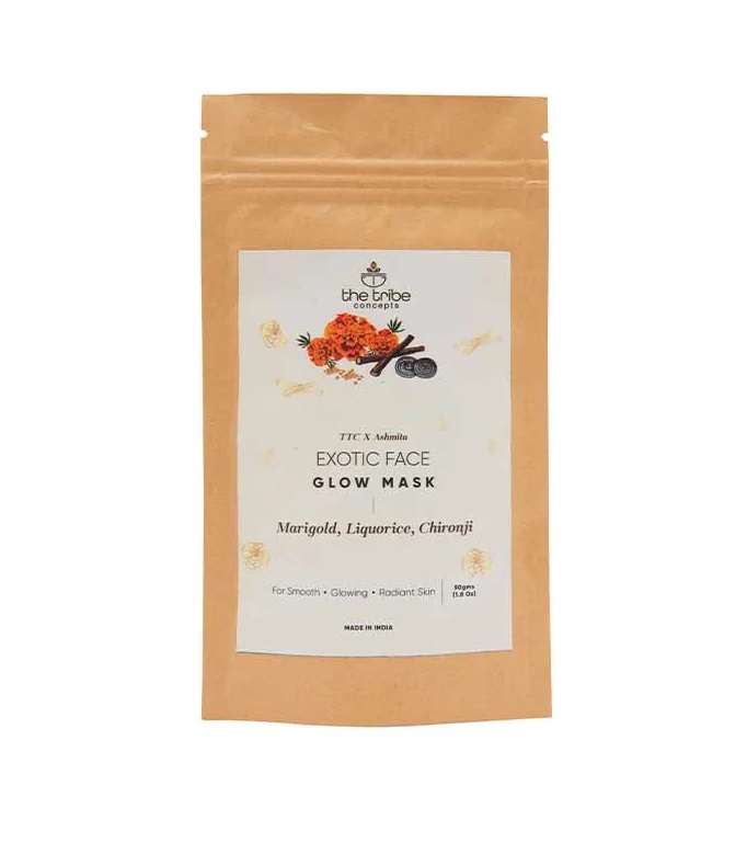 The Tribe Concepts Exotic Face Glow Mask - 50 grams - Pouch