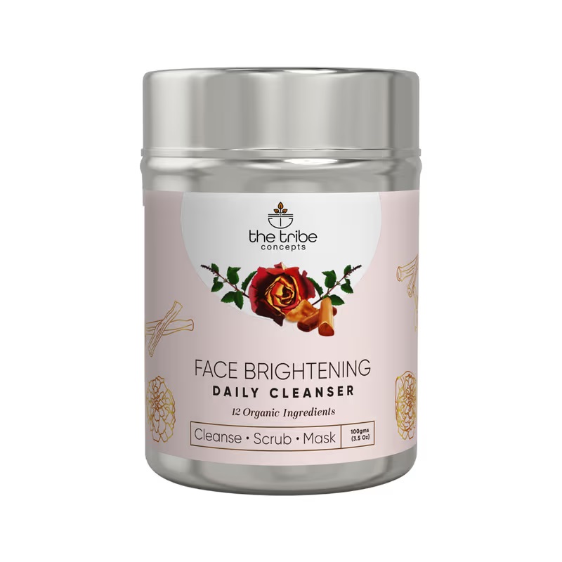 The Tribe Concepts Face Brightening Daily Cleanser - 100 grams Tin