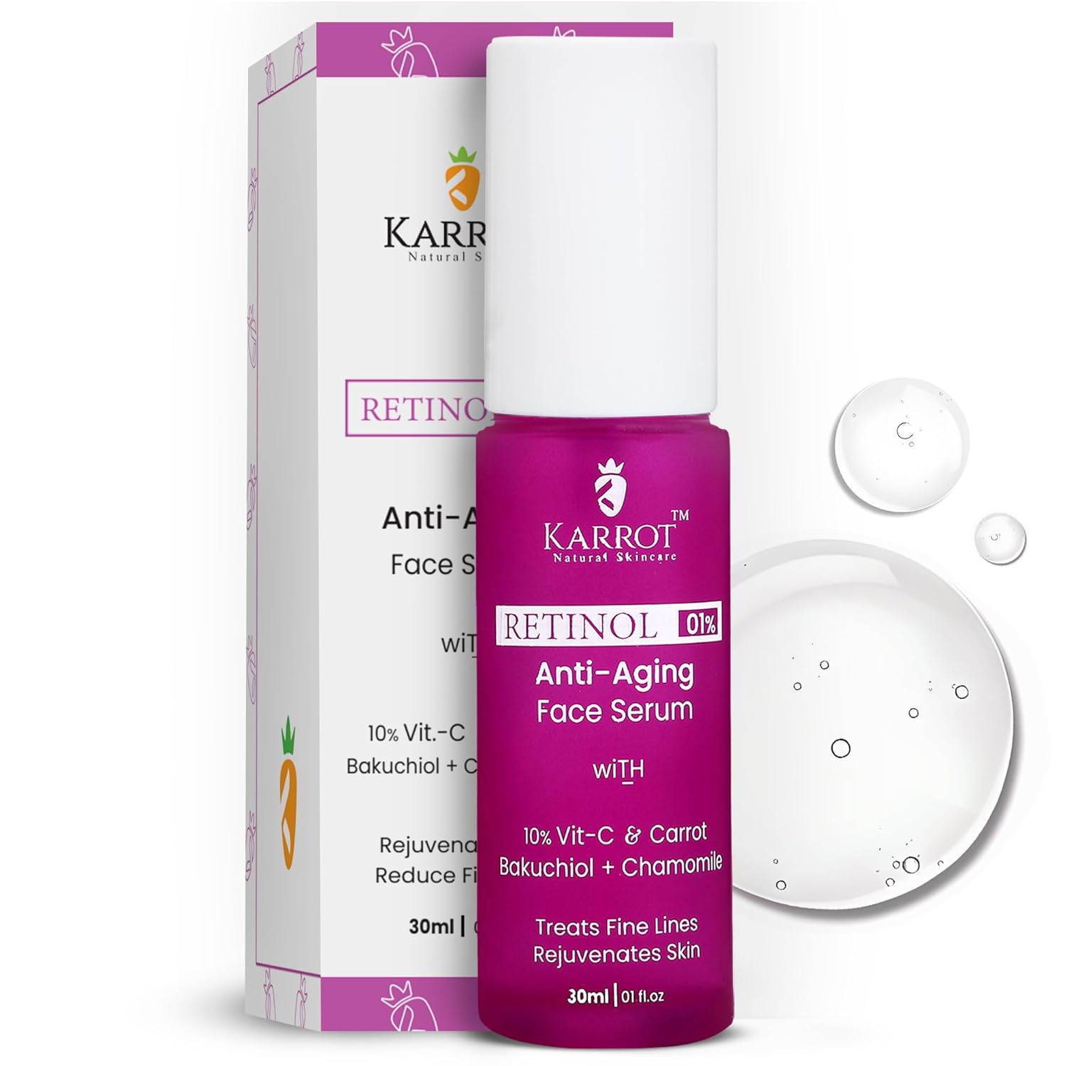karrot Natural Retinol Anti Aging Serum