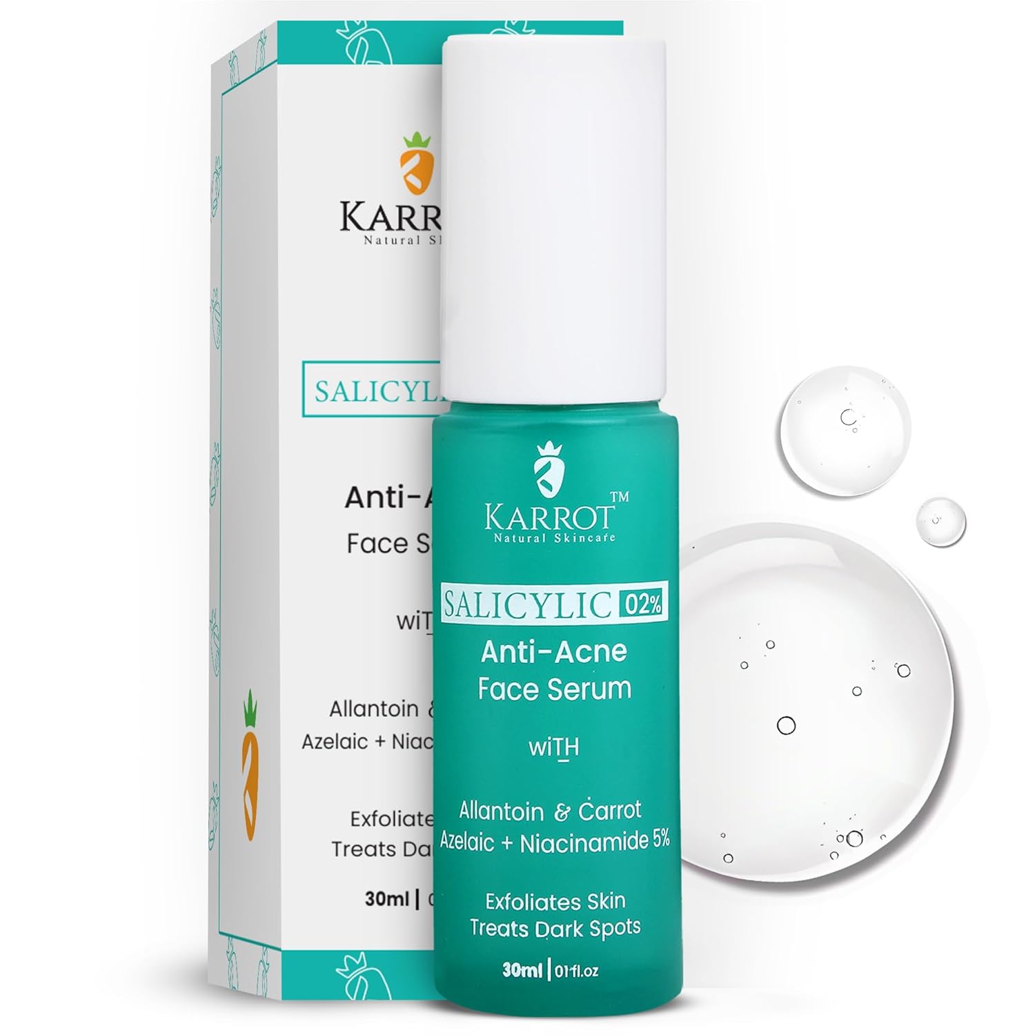 karrot Natural Salicylic Anti Acne Serum