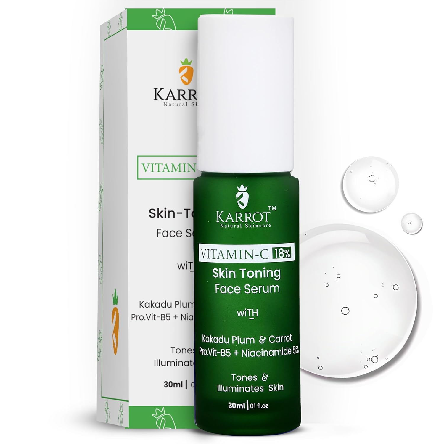 karrot Natural Vitamin C Skin Toning Serum
