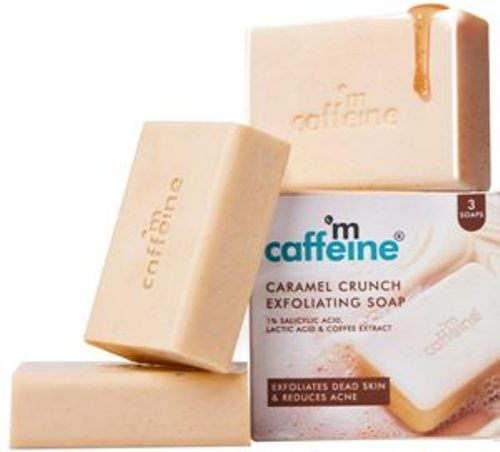 mCaffeine 1% Salicylic & Lactic Acid Caramel Crunch Soap