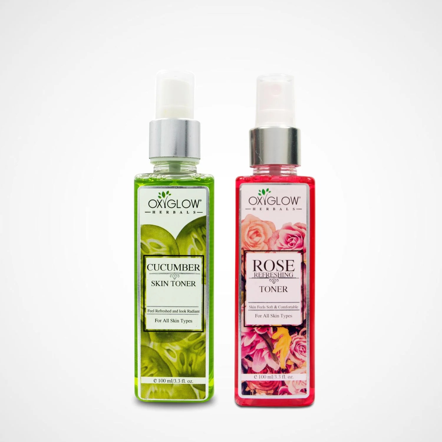 oxyglow Rose Skin Toner + Cucumber Skin Toner